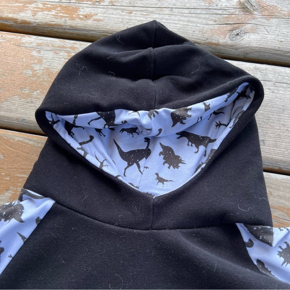 Bumblito Leggings & Matching Black & White Dinosaur Hoodie - Size 5/6 - Picture 2 of 7